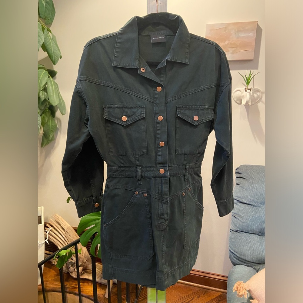 Jean mini dress